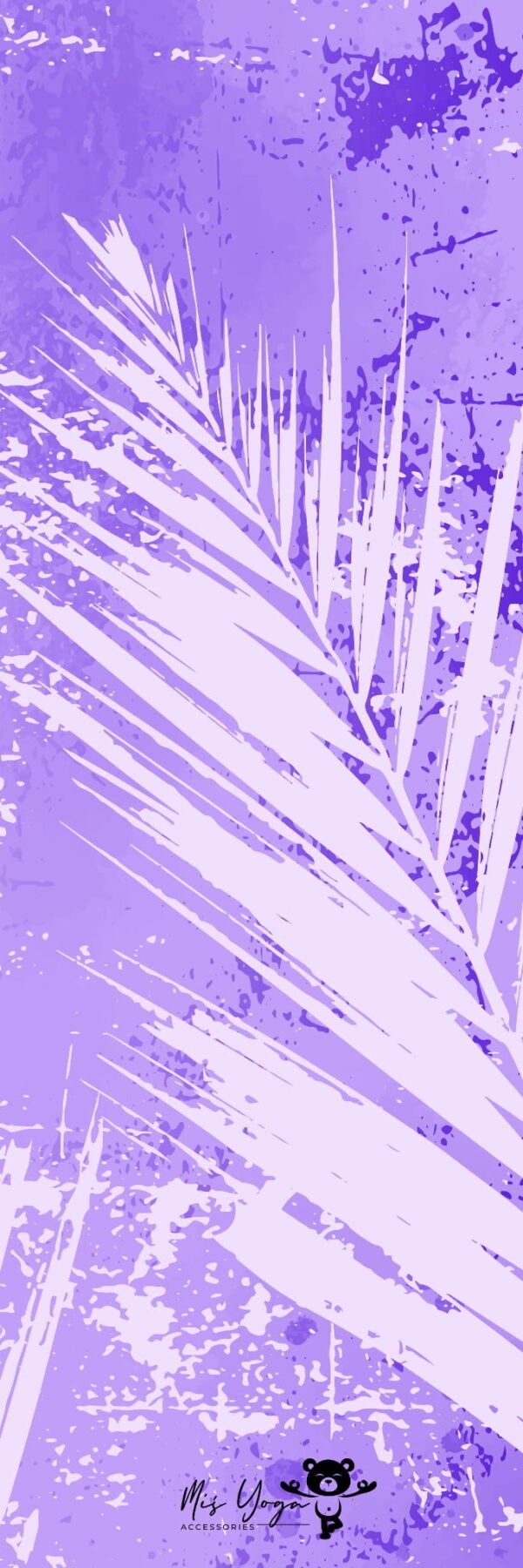 Mata do jogi z mikrofibrą Purple Palms 3 mm - obrazek 2