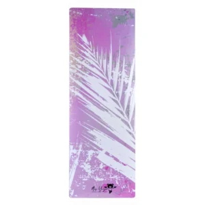 Mata do jogi z mikrofibrą Pinky Palms Travel 1 mm