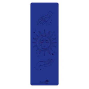 Mata do jogi z kauczuku PU - PRO Blue Gratitude 5 mm