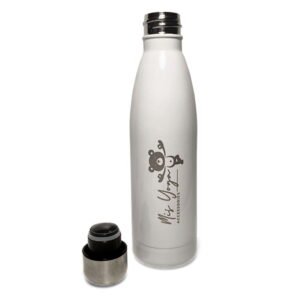 Termiczna butelka ze stali biała (500 ml)
