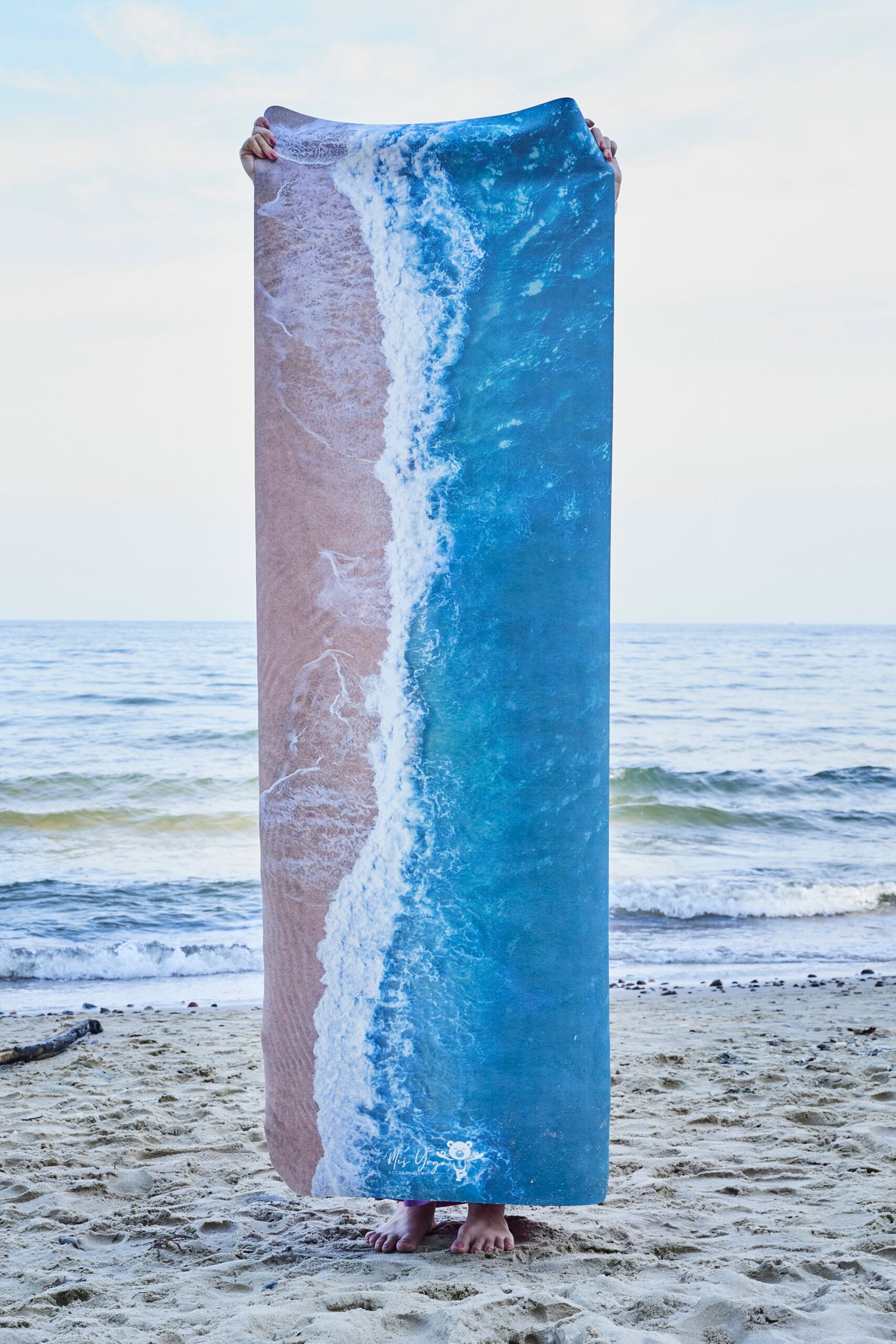 Mata do jogi z mikrofibrą Sea Dreams 5 mm - obrazek 2