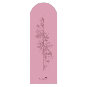 Mata do jogi z kauczuku PU frosted- PRO Flower Tree 5 mm